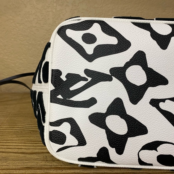 Louis Vuitton Urs Fischer Neverfull MM Medium Limi Edition Black and White - Picture 15 of 16